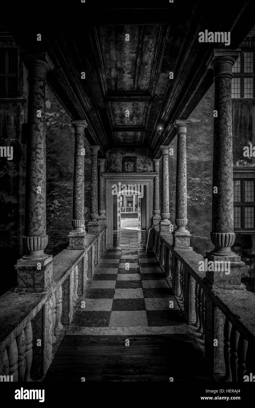 Italien, Südtirol, Norditalien, Trento, Trient, Castello del Buonconsiglio Stockfoto
