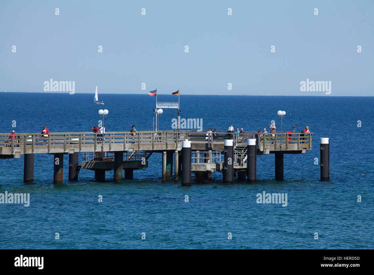 Seebrücke, Kühlungsborn, Mecklenburg-Vorpommern, Deutschland, Stockfoto