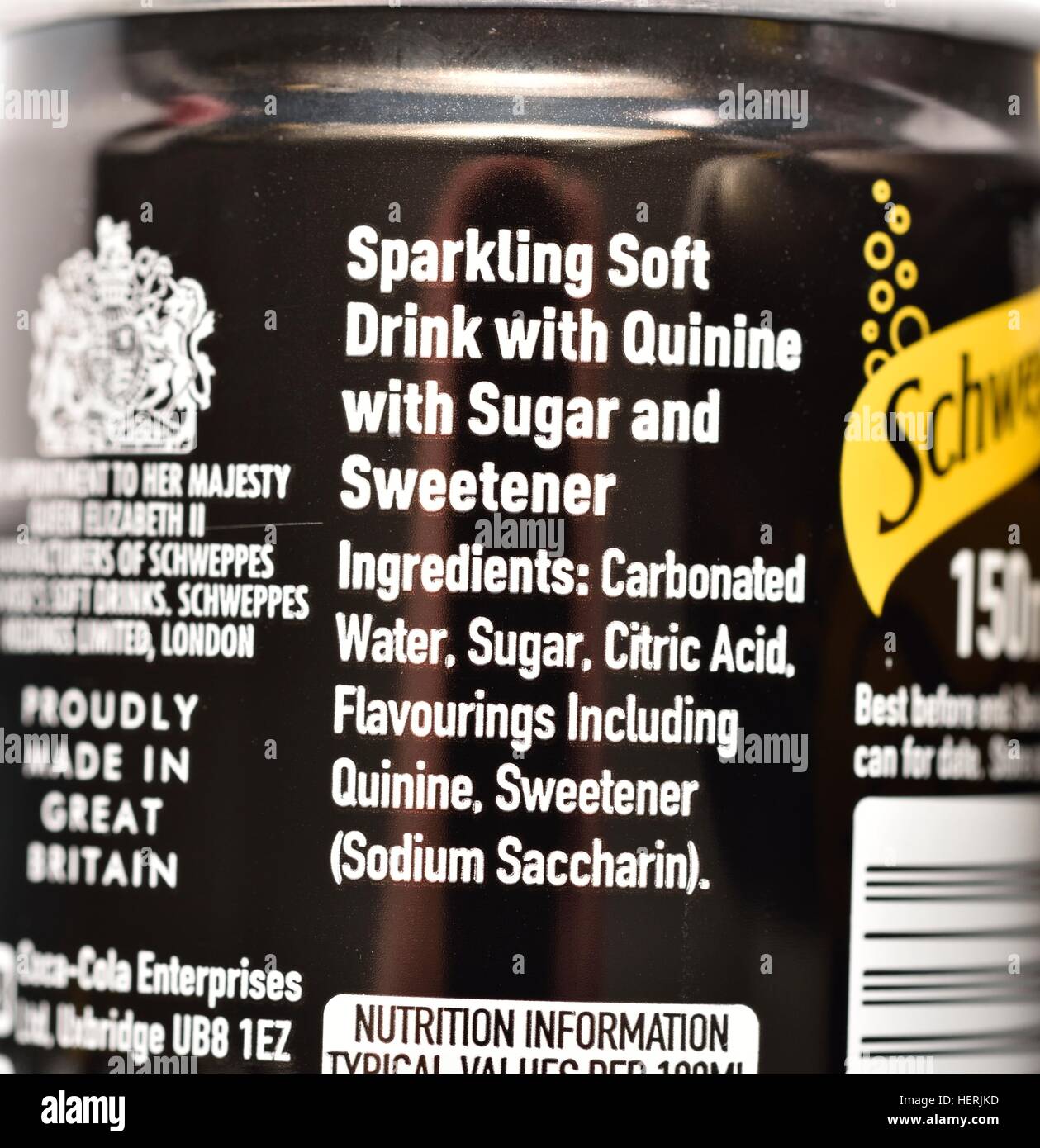 Schweppes tonic water Fotos und Bildmaterial in hoher Auflösung Alamy