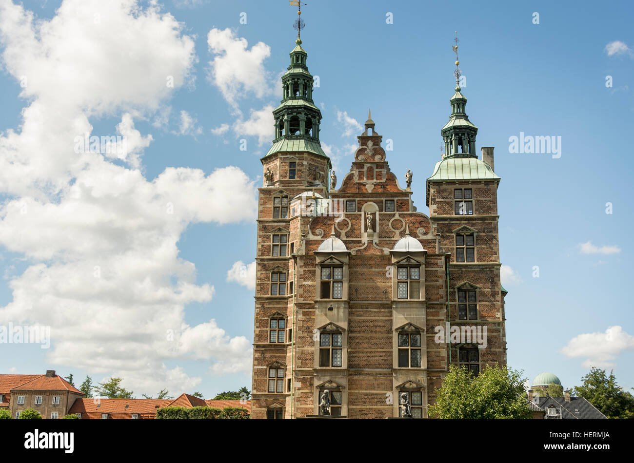 Schloss Rosenborg und Gärten, Copenhagen Stockfoto