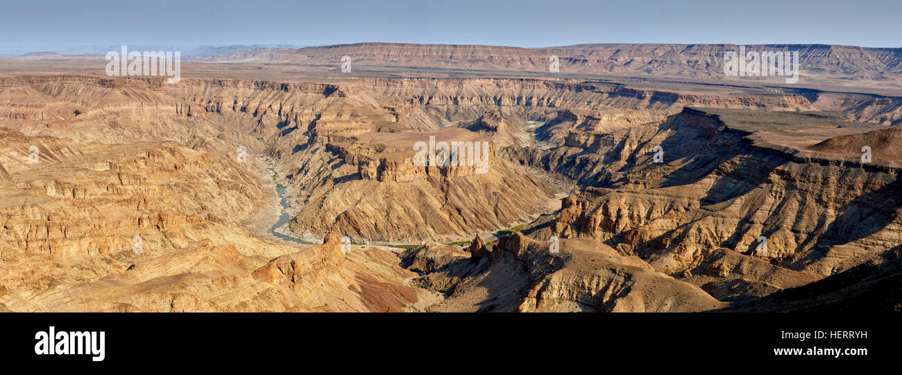 Fish River Canyon Panorama, Namibia, Afrika Stockfoto