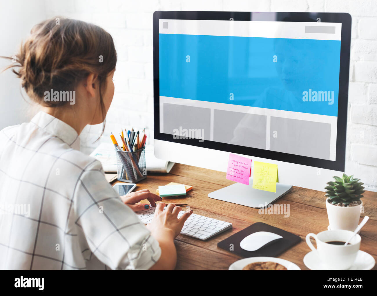 Vorlage-Abzeichen Layout Mock-up leer Bildkonzept Stockfoto