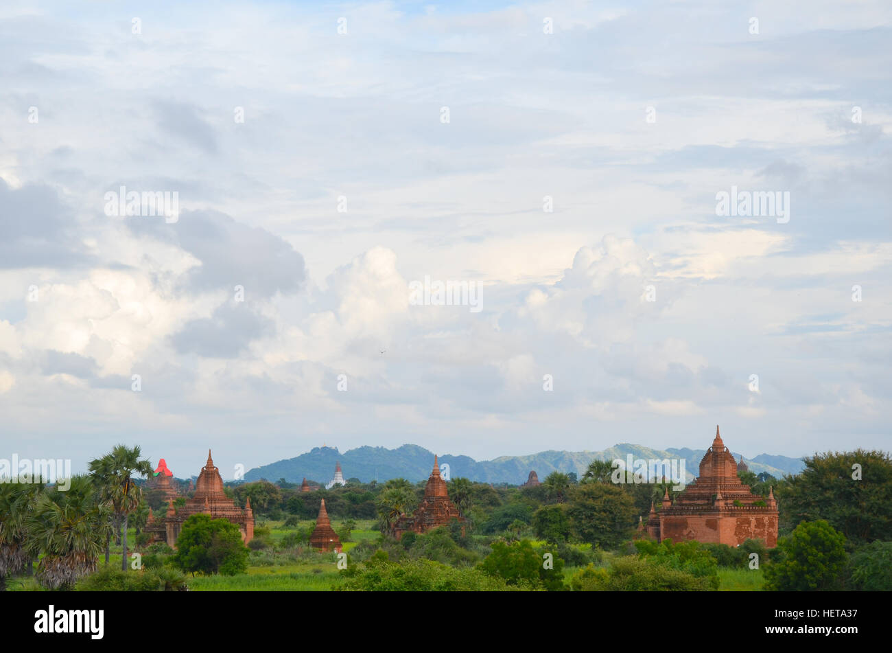Antike Tempel in Bagan, Myanmar Stockfoto