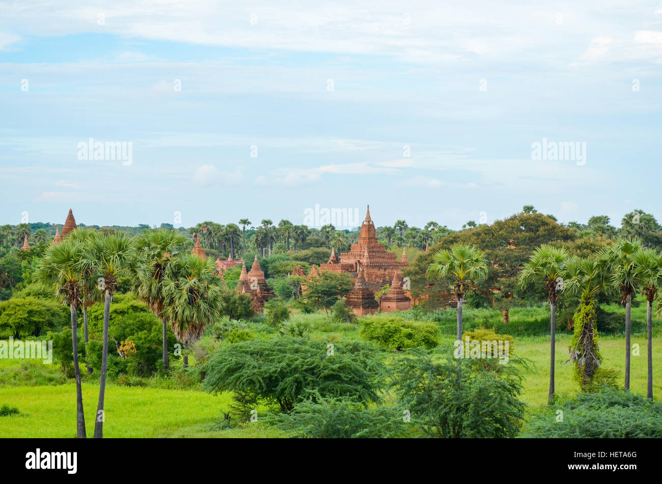 Antike Tempel in Bagan, Myanmar Stockfoto