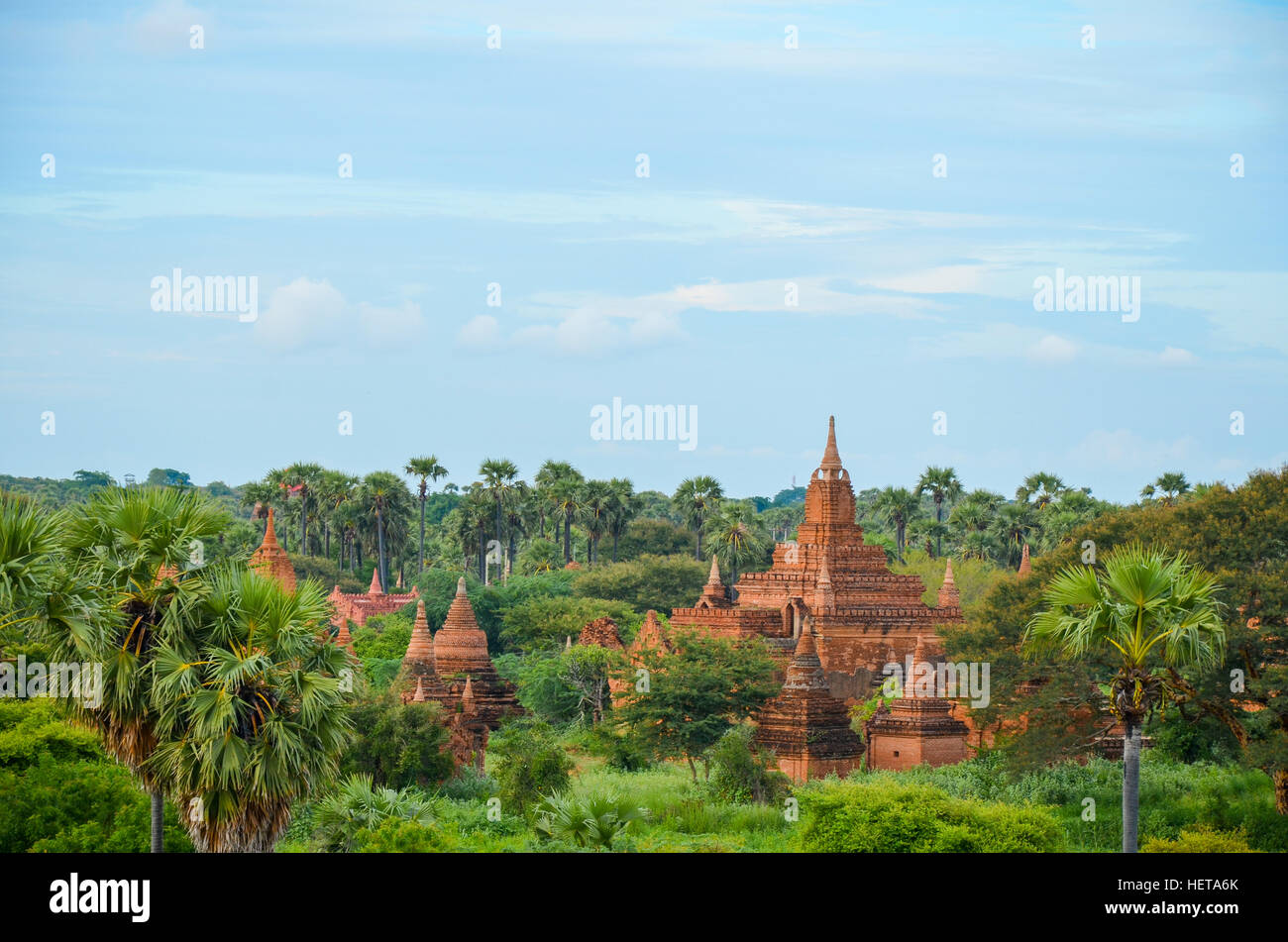Antike Tempel in Bagan, Myanmar Stockfoto