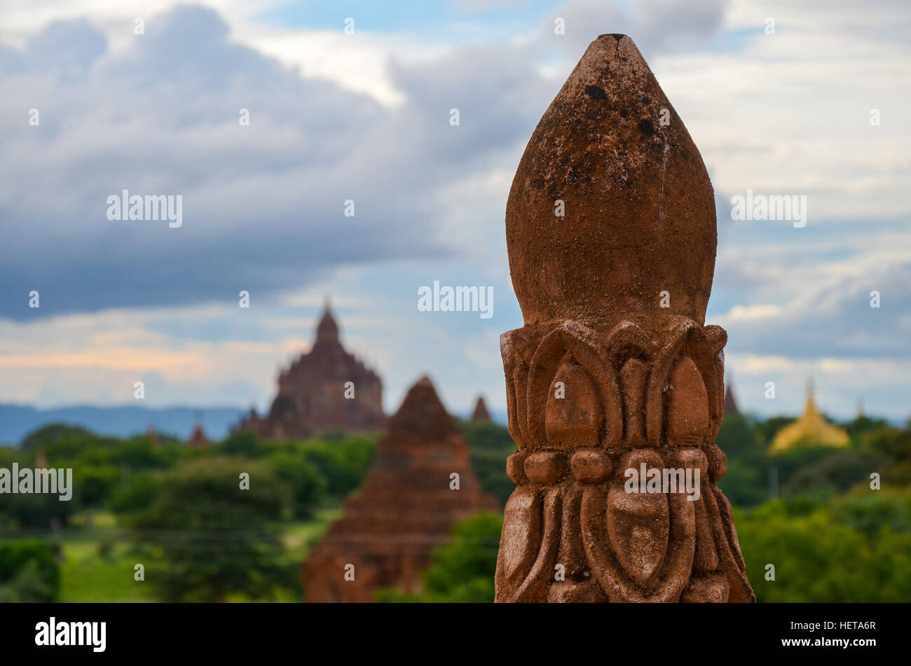 Antike Tempel in Bagan, Myanmar Stockfoto