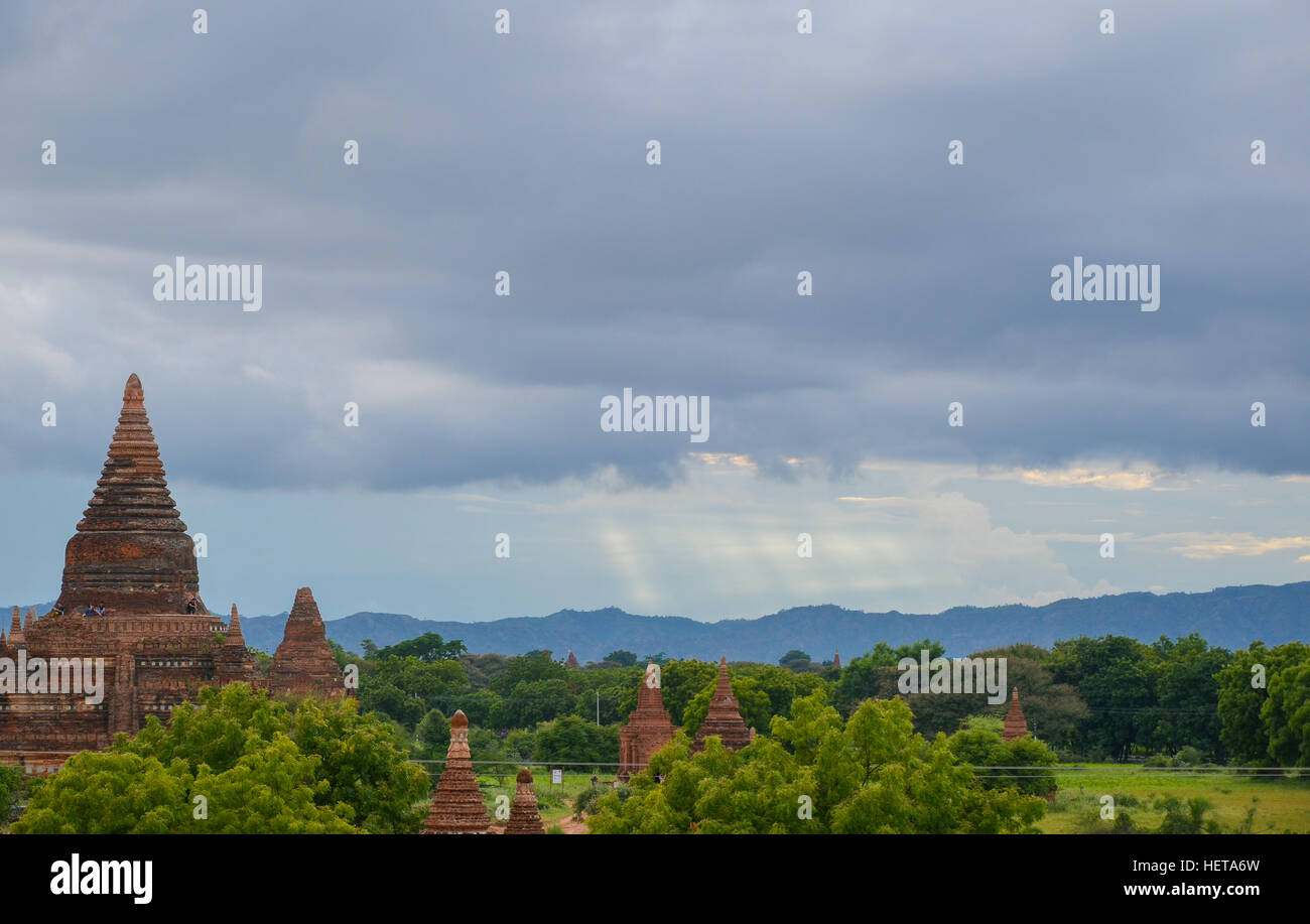 Antike Tempel in Bagan, Myanmar Stockfoto