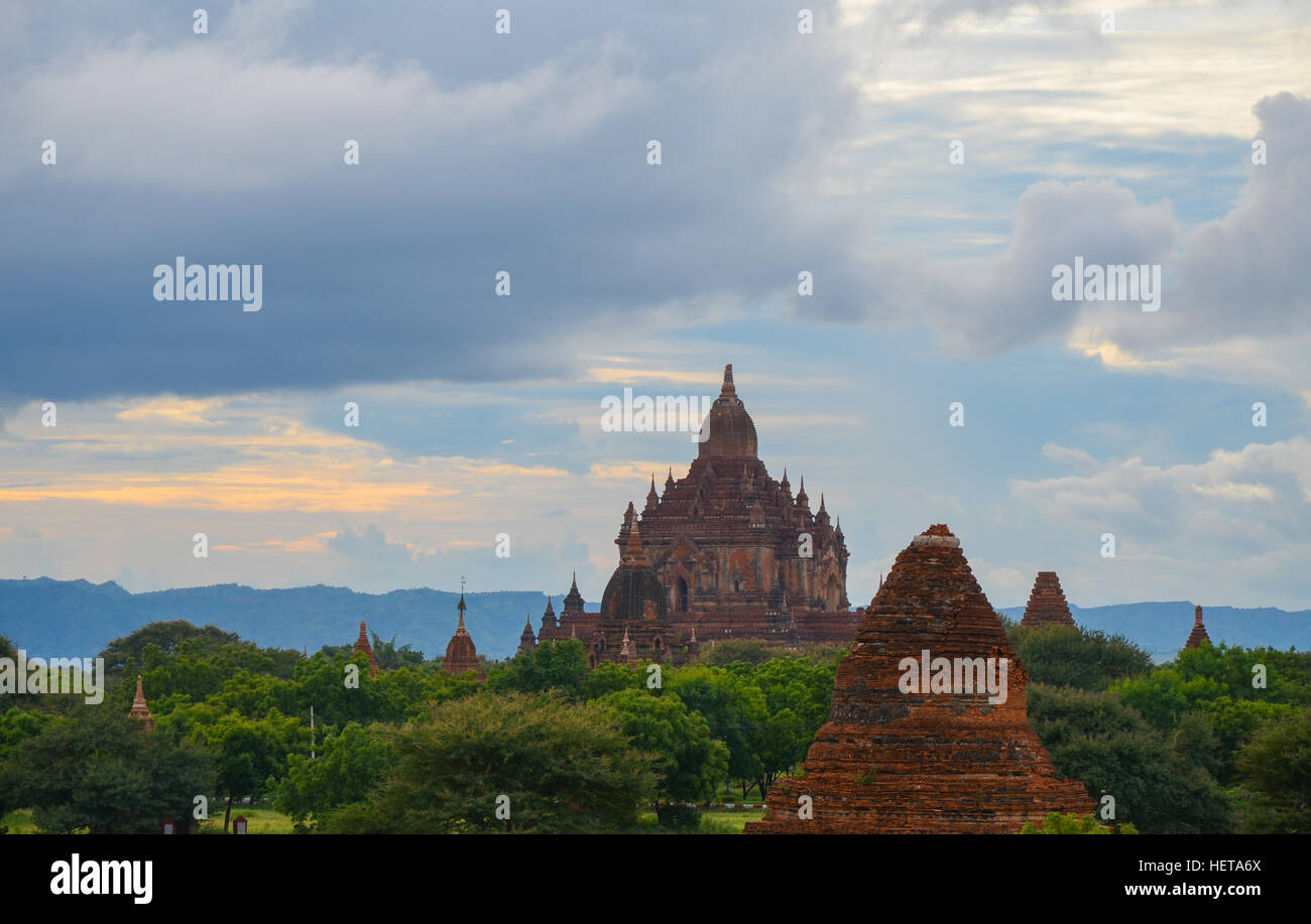 Antike Tempel in Bagan, Myanmar Stockfoto