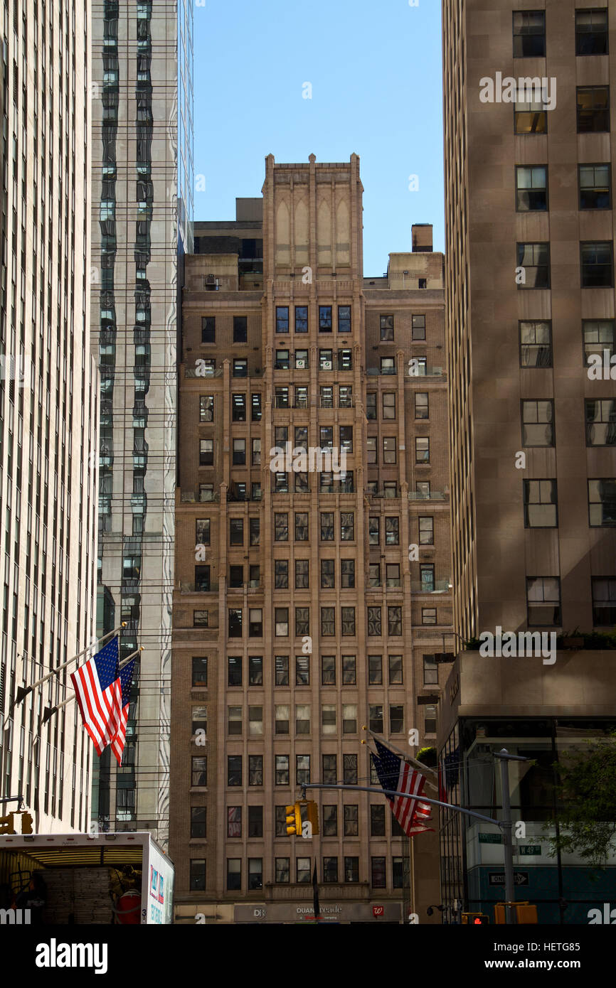 Manhattan-Gebäude Stockfoto