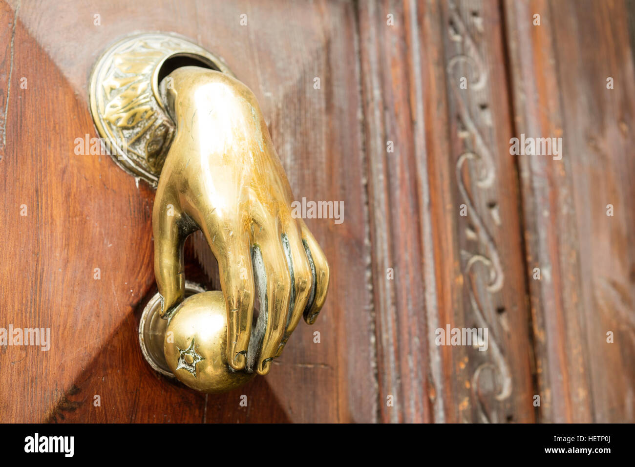 Hand Door Knob Stockfotos Hand Door Knob Bilder Alamy