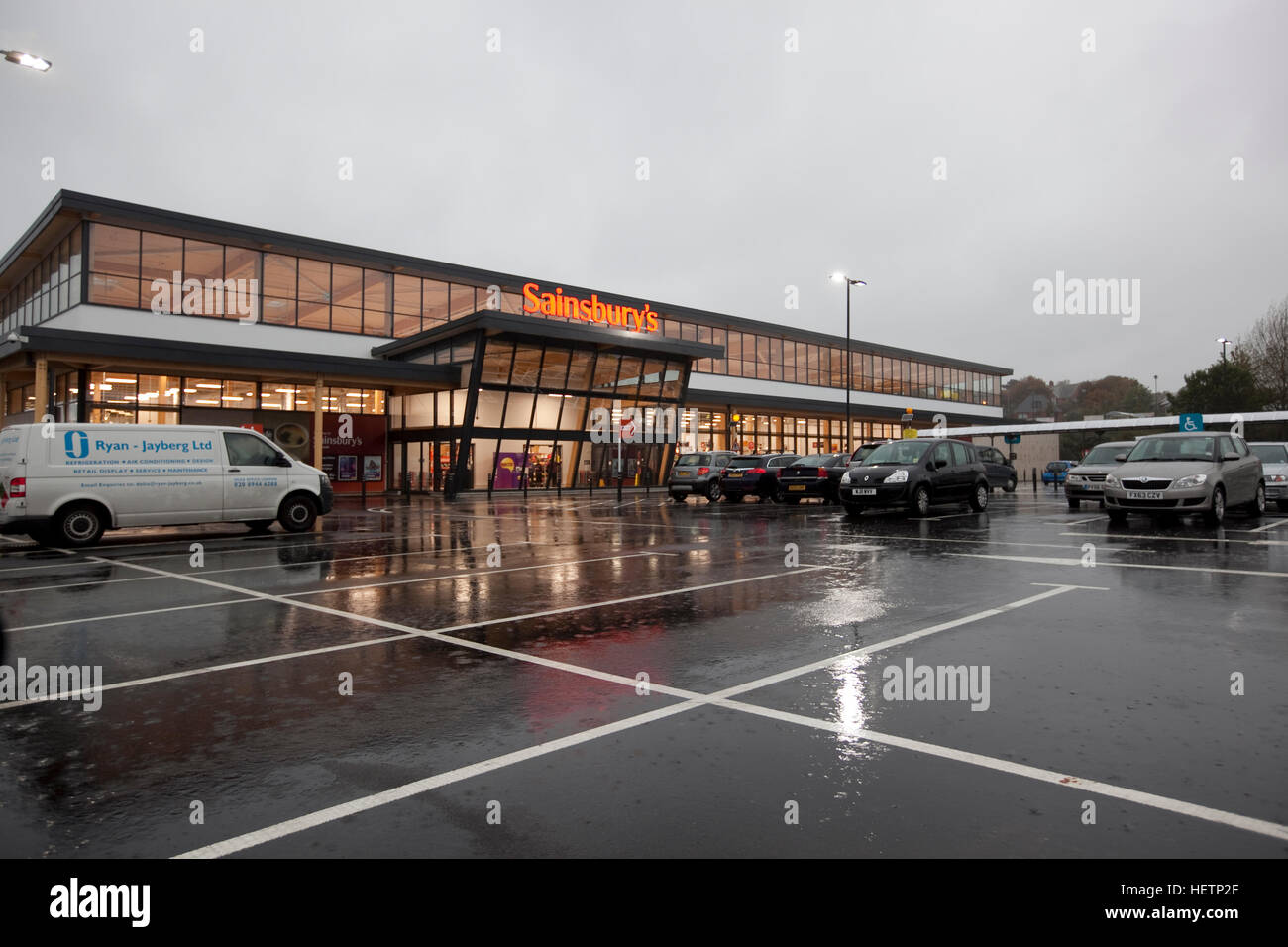 Sainsbury Weymouth Superstore Stockfoto