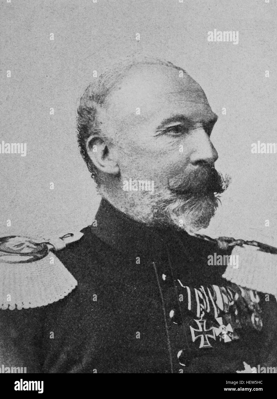 Friedrich i., Herzog Friedrich ich von Anhalt, 29. April 1831 - 24. Januar 1904, deutschen Prinzen des Hauses von Ascania regierte das Herzogtum Anhalt von 1871 bis 1904, Bild aus dem Jahr 1895, digital verbessert Stockfoto