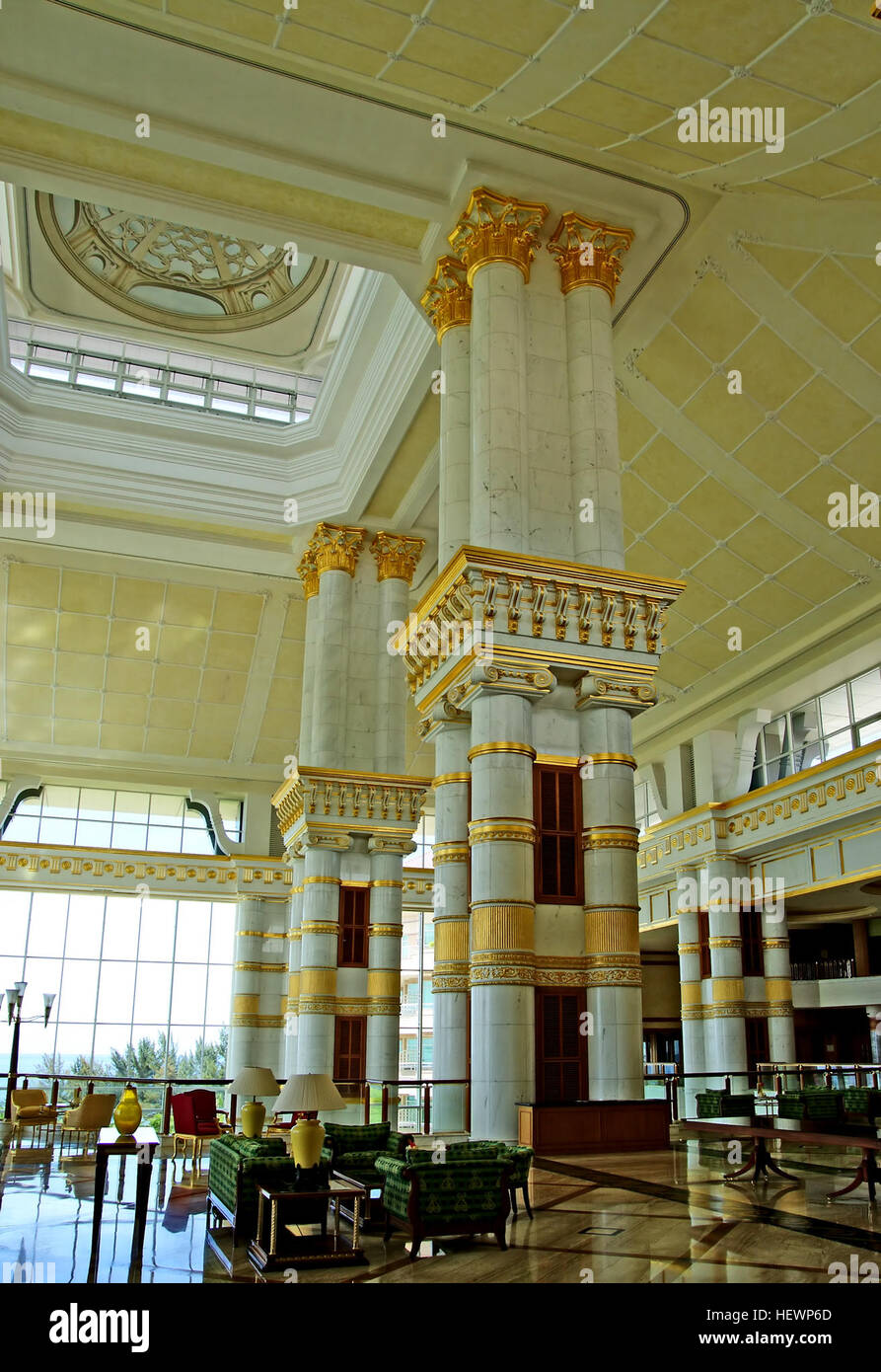 Ication (,), Brunei.Luxury,The Empire Hotel &amp; Country Club, Architektur Stockfoto