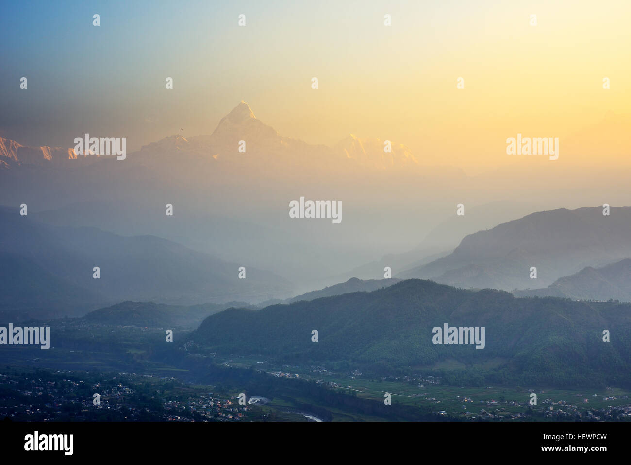 Pokhara, Nepal Stockfoto