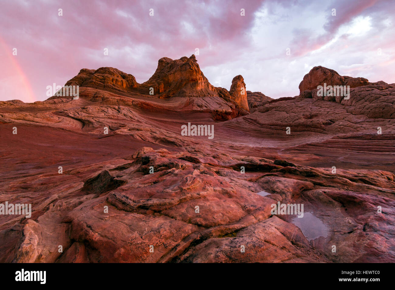 White Pocket Felsformation, Page, Arizona, USA Stockfoto