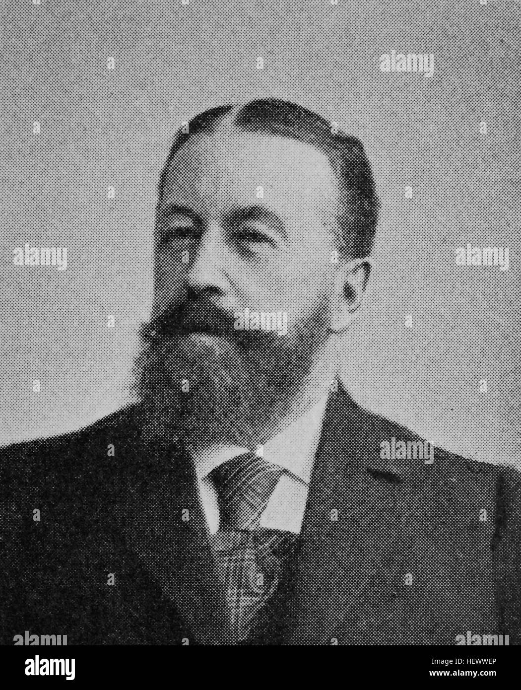 Julius Graf von Mirbach, 27. Juni 1839, Sorquitten - war 26. Juni 1921, ein deutscher Politiker, Ostpreußen, Bild aus dem Jahr 1895, digital verbessert Stockfoto