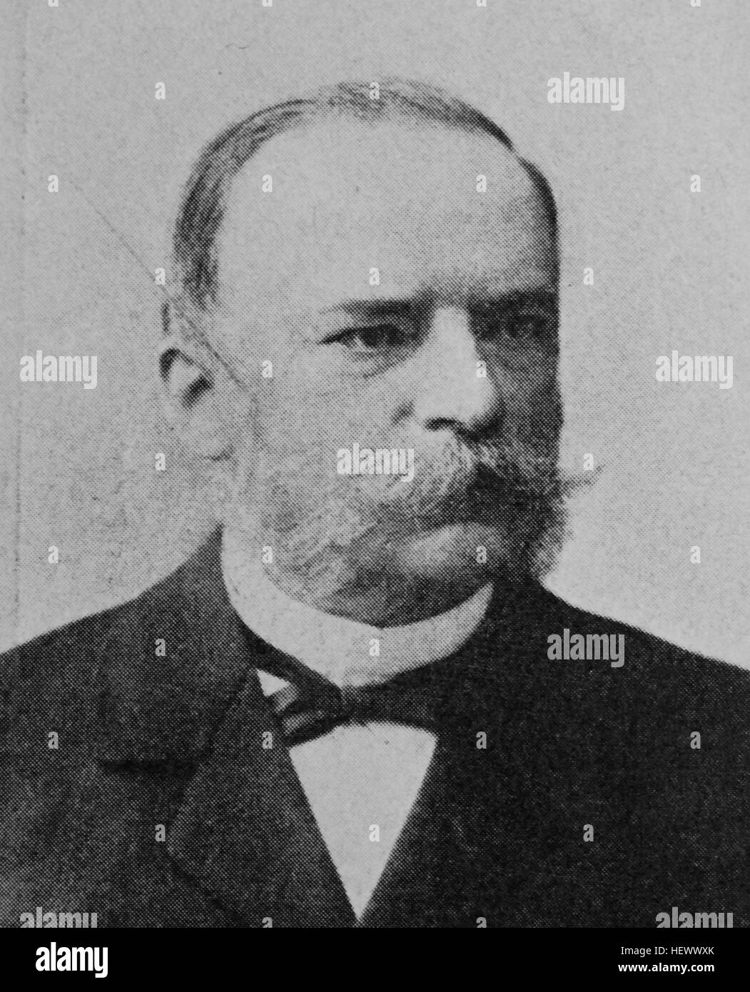 Gustav Konrad Heinrich von Gossler, 1838-1902, War Ein deutscher Verwaltungsjurist Und Ministerialbeamter, Bild aus dem Jahr 1895, digital verbessert Stockfoto