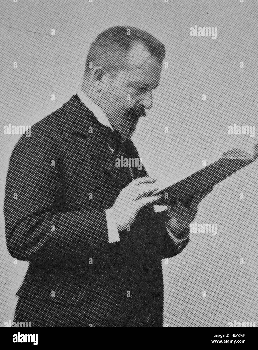 Carl Ludwig Wilhelm Arthur von Brauer, 1845-1926, Badischer Politiker., Bild aus dem Jahr 1895, digital verbessert Stockfoto