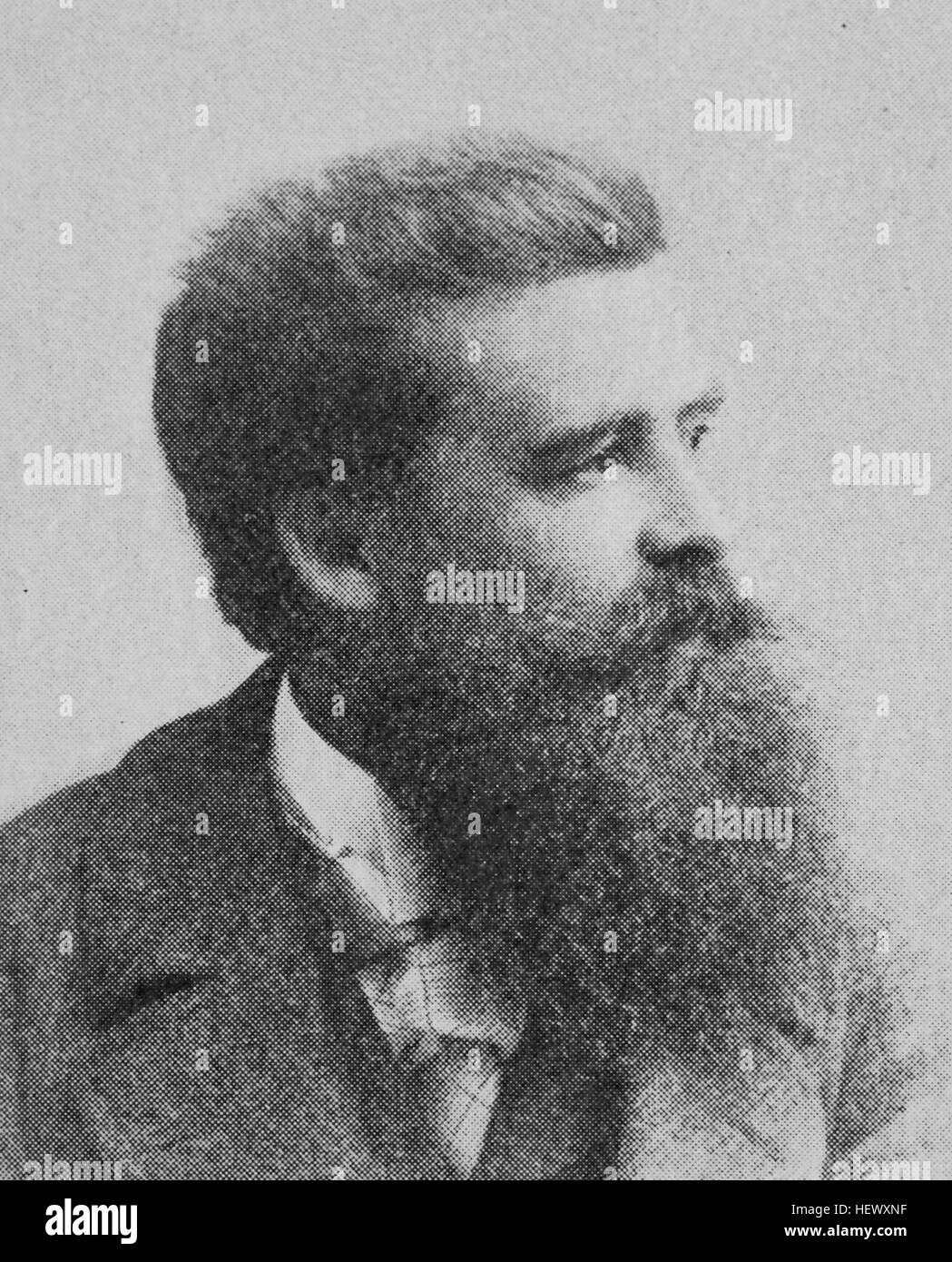 Hans Schinz, war 6. Dezember 1858 - 30. Oktober 1941, ein Schweizer Forscher und Botaniker, gebürtig aus Zürich, Bild aus dem Jahr 1895, Digital verbessert wurde Stockfoto