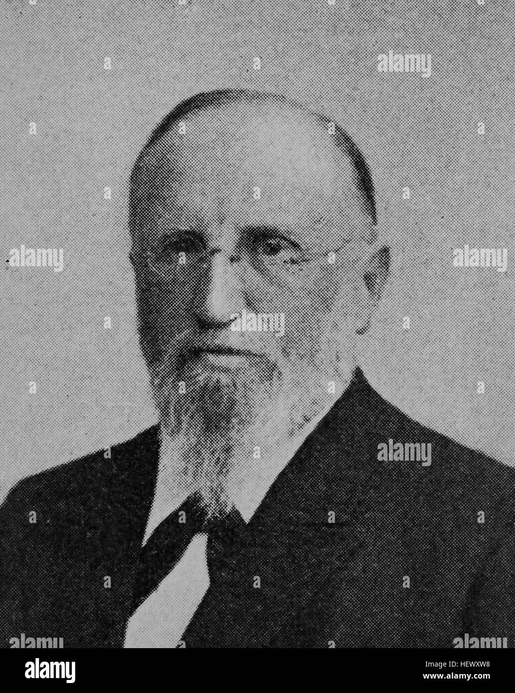 Friedrich Walter, Geb. 1832, verbesserte Main Post Office Direktor, Oberpostrat, Bild aus dem Jahr 1895, digitale Stockfoto