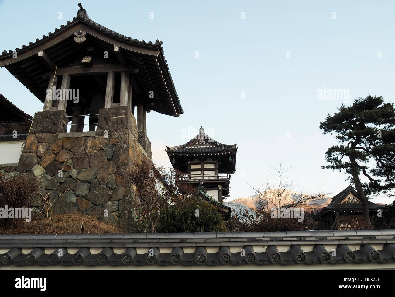 Alte japanische Tempel Stockfoto