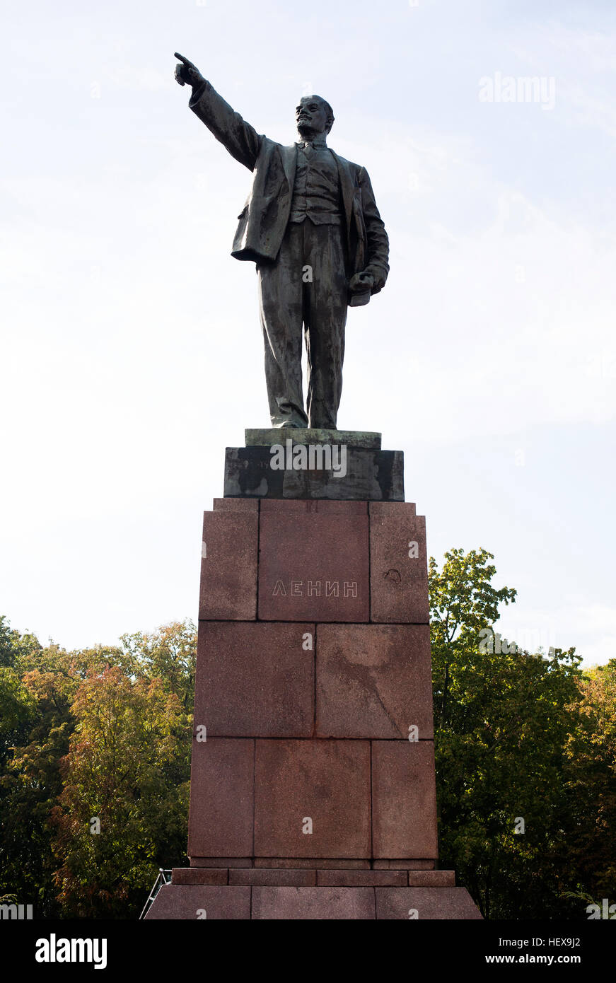 Lenin-Statue, Brest, Weißrussland Stockfoto