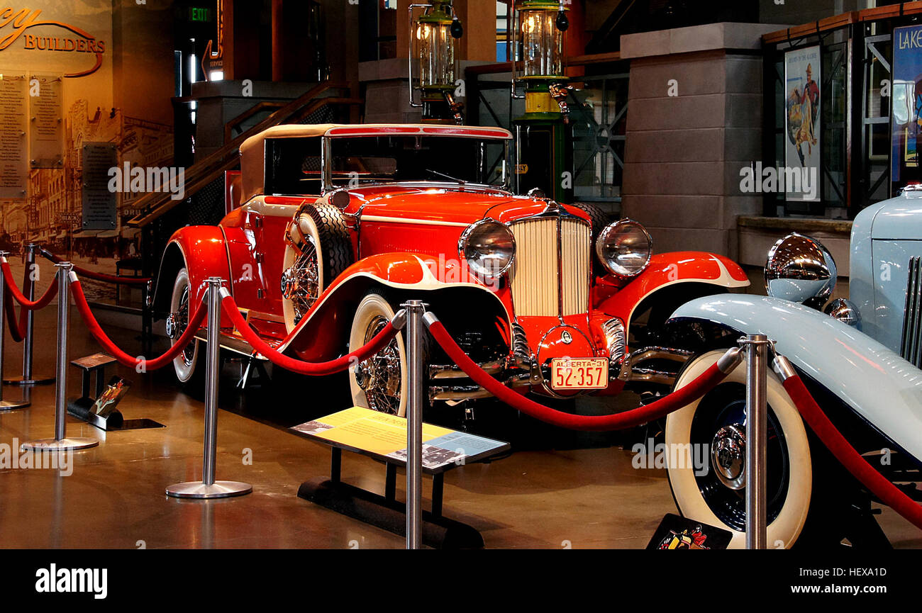 Der Cord l-29 entstand durch Errett Loban Schnur, der auch der Auburn Speedster und Duesenberg Model J entworfen. Stockfoto