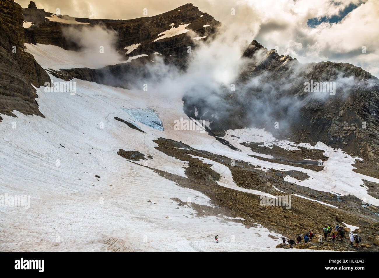 Landschaft im Nationalpark Pyrenäen Stockfoto