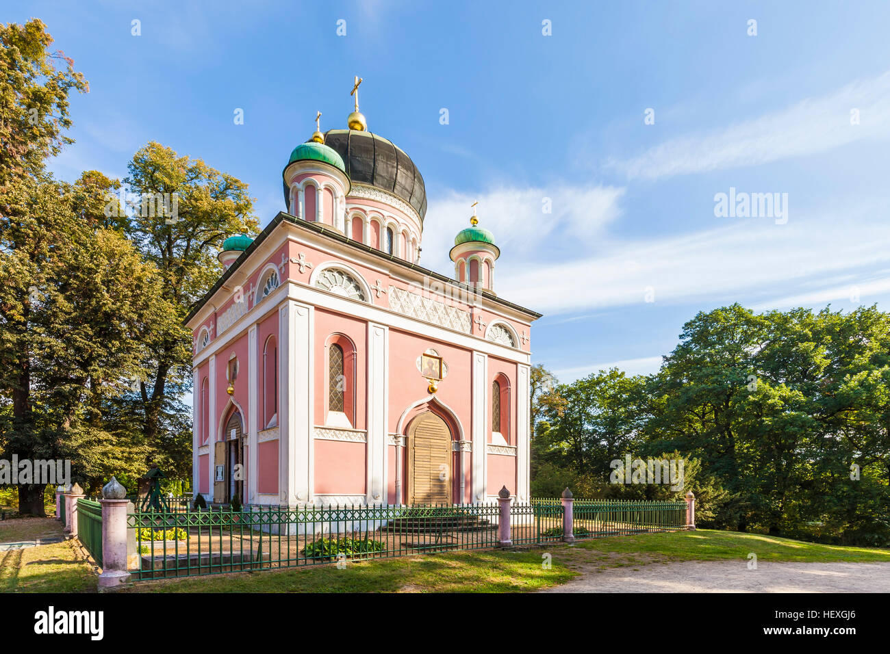 Deutschland, Potsdam, Alexander-Newski-Gedächtniskirche am Kapellenberg Stockfoto