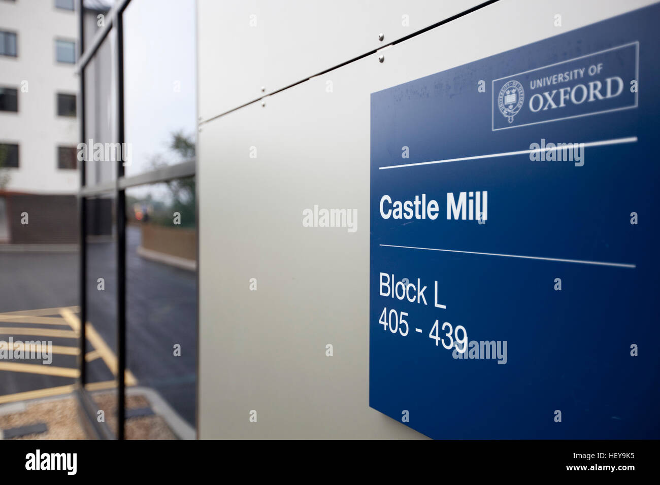 Schloss Mühle Student Unterkunft Oxford Stockfoto