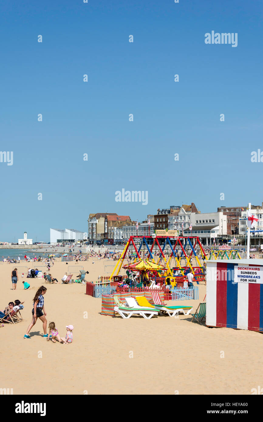 Margate Beach, Margate, Kent, England, Vereinigtes Königreich Stockfoto