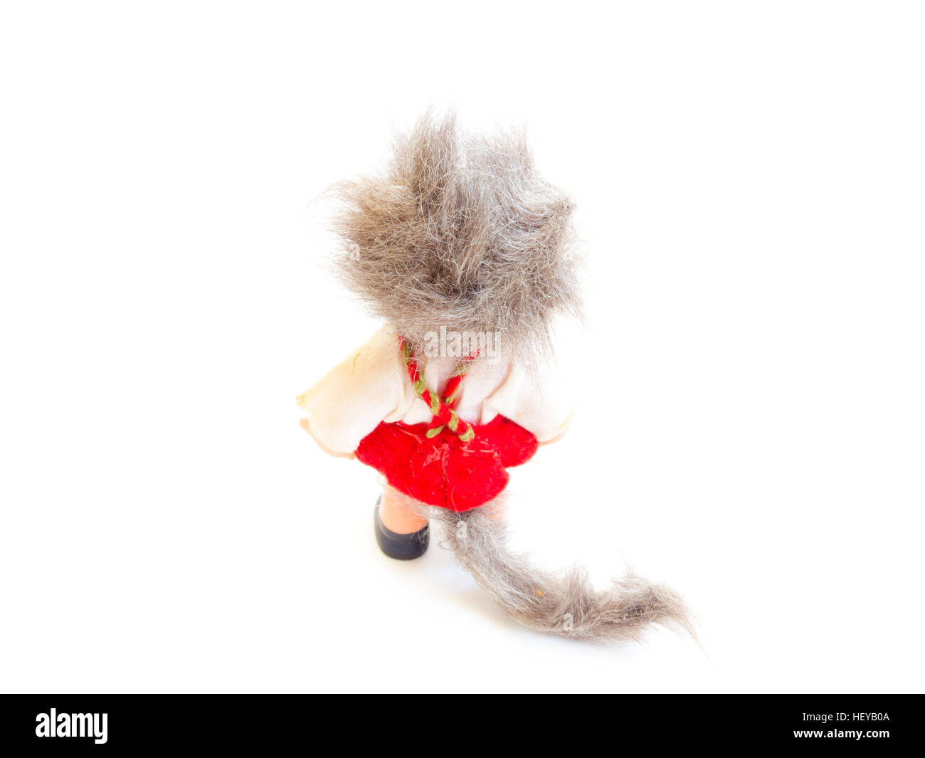 Die Miniatur Spielzeughund. Stockfoto