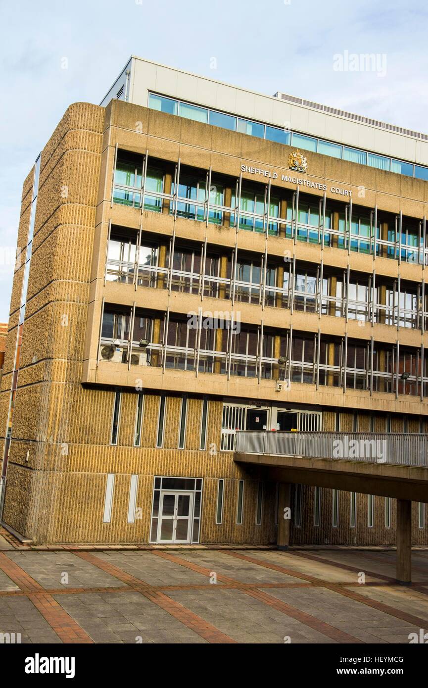 Sheffield Magistrates Court Stockfoto
