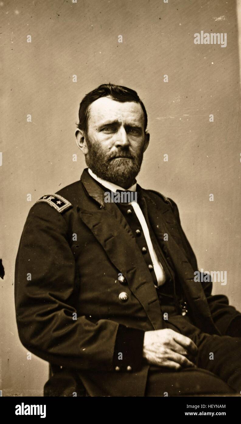 Ulysses S. Grant, Mathew Brady, ca. 1865 Stockfoto