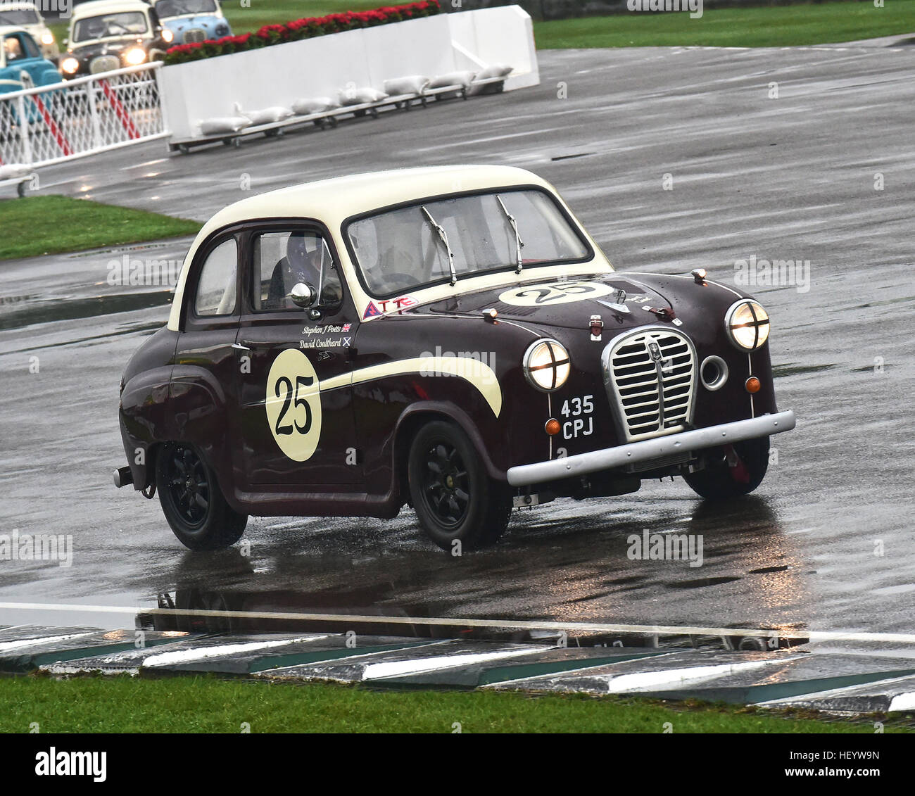 Stephen Potts, David Coulthard, Austin A35, Str. Marys Trophy, Goodwood Revival 2016, 2016, Oldtimer, Goodwood, Goodwood Revival, Goodwood Revival Stockfoto