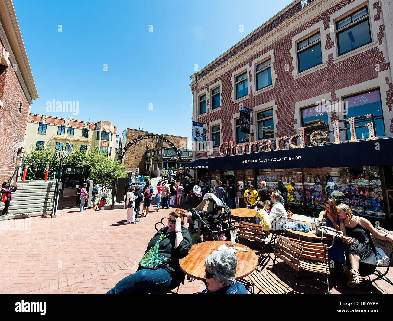 Ghirardelli shop-San Francisco Stockfoto