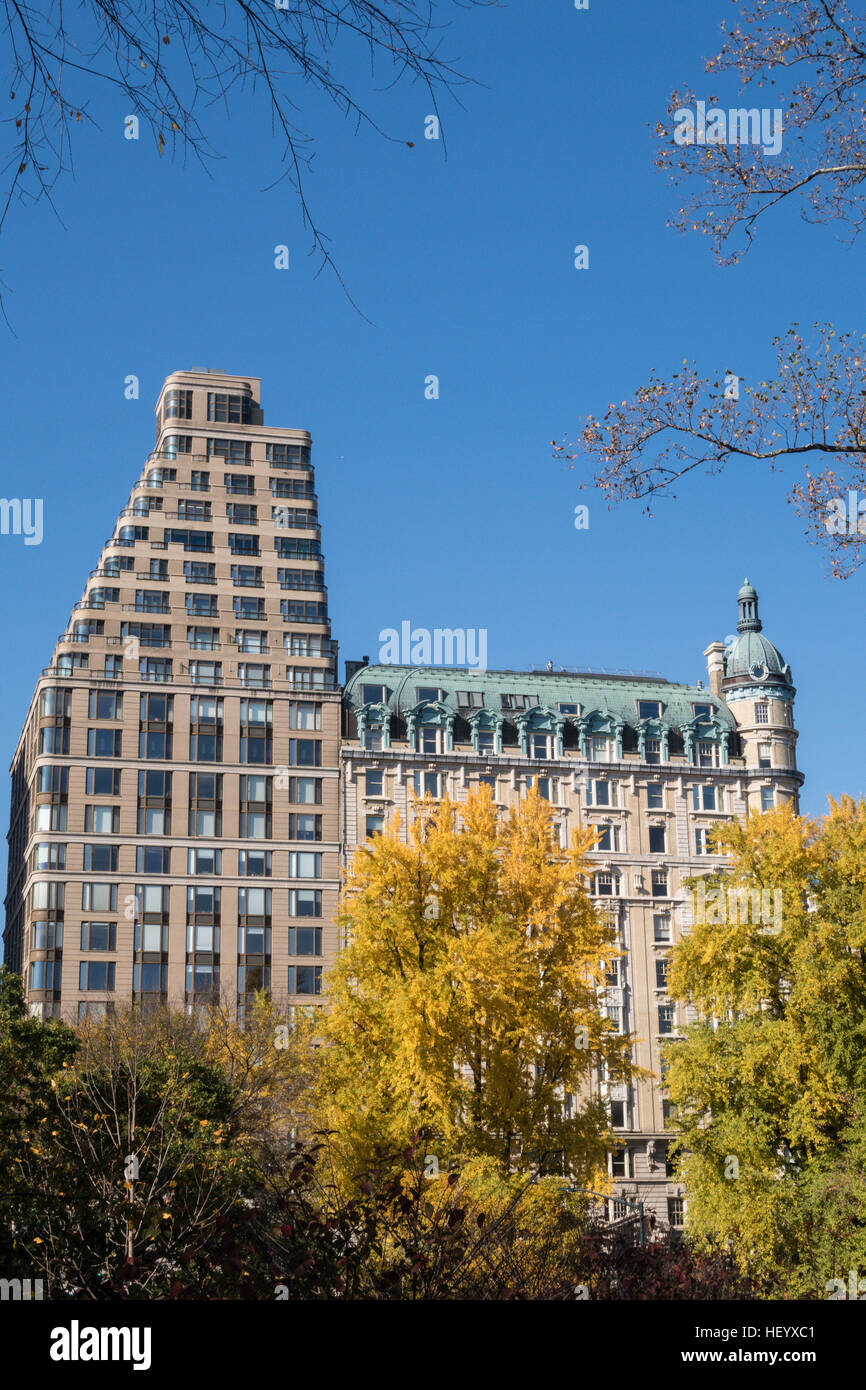 St. Urban Wohnhaus vom Central Park, New York, USA Stockfoto