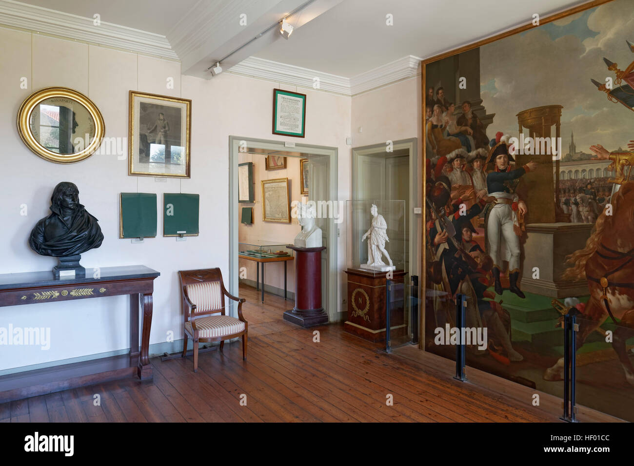 Showroom, Napoleon-Museum, Musée Napoléonien, Ile-d ' Aix, Charente-Maritime, Frankreich Stockfoto