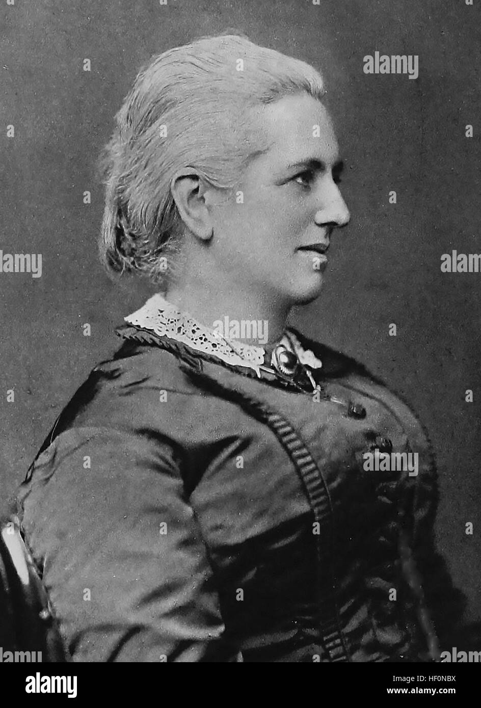 Britische Schriftstellerin CHARLOTTE YONGE (1823-1901) Stockfoto