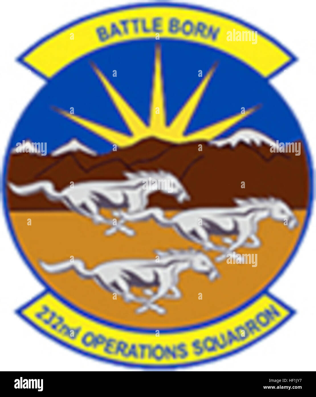 232. Operations Squadron Nevada ANG-patch Stockfoto