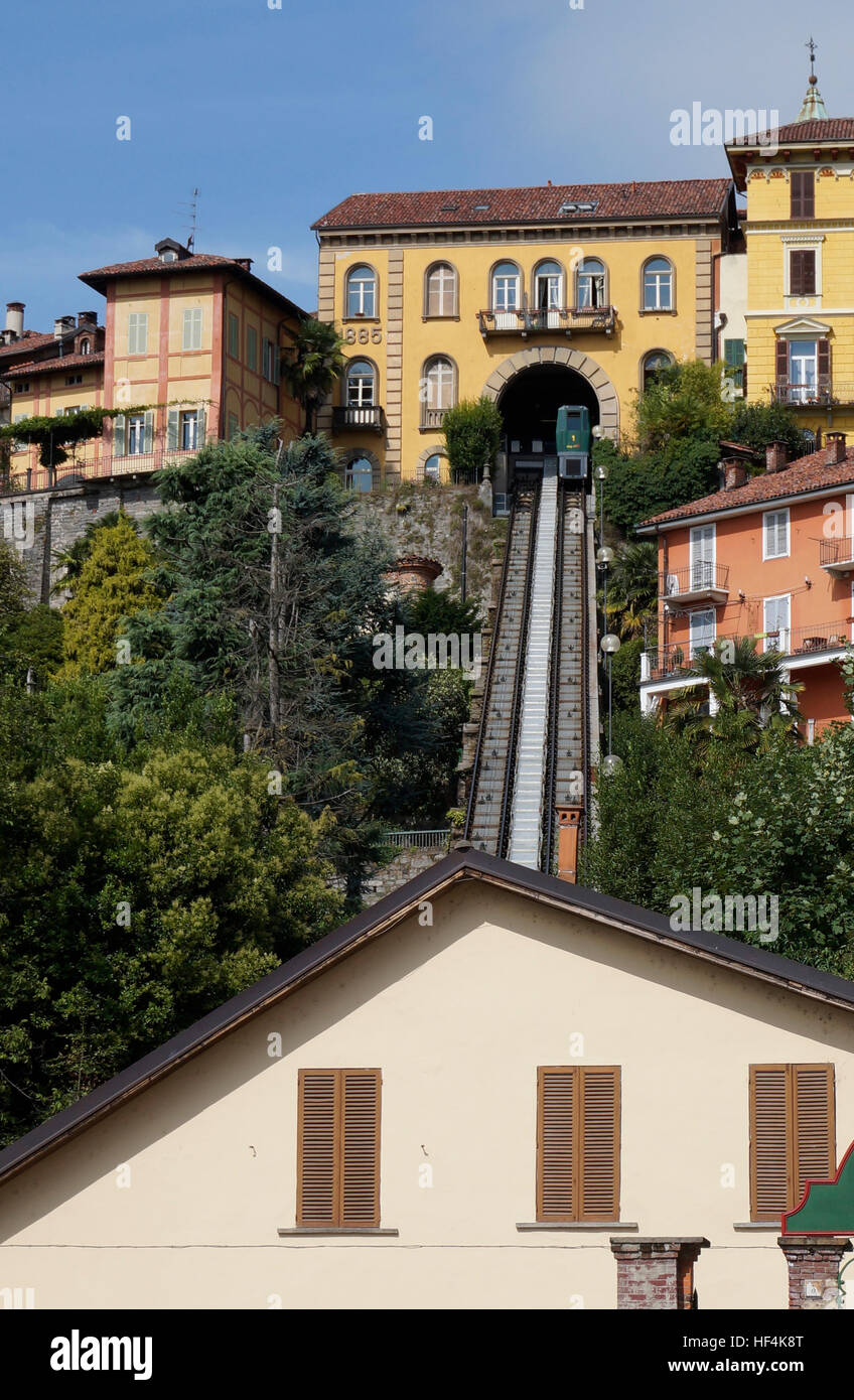 Standseilbahn In Biella Piemont Italien Stockfotografie Alamy