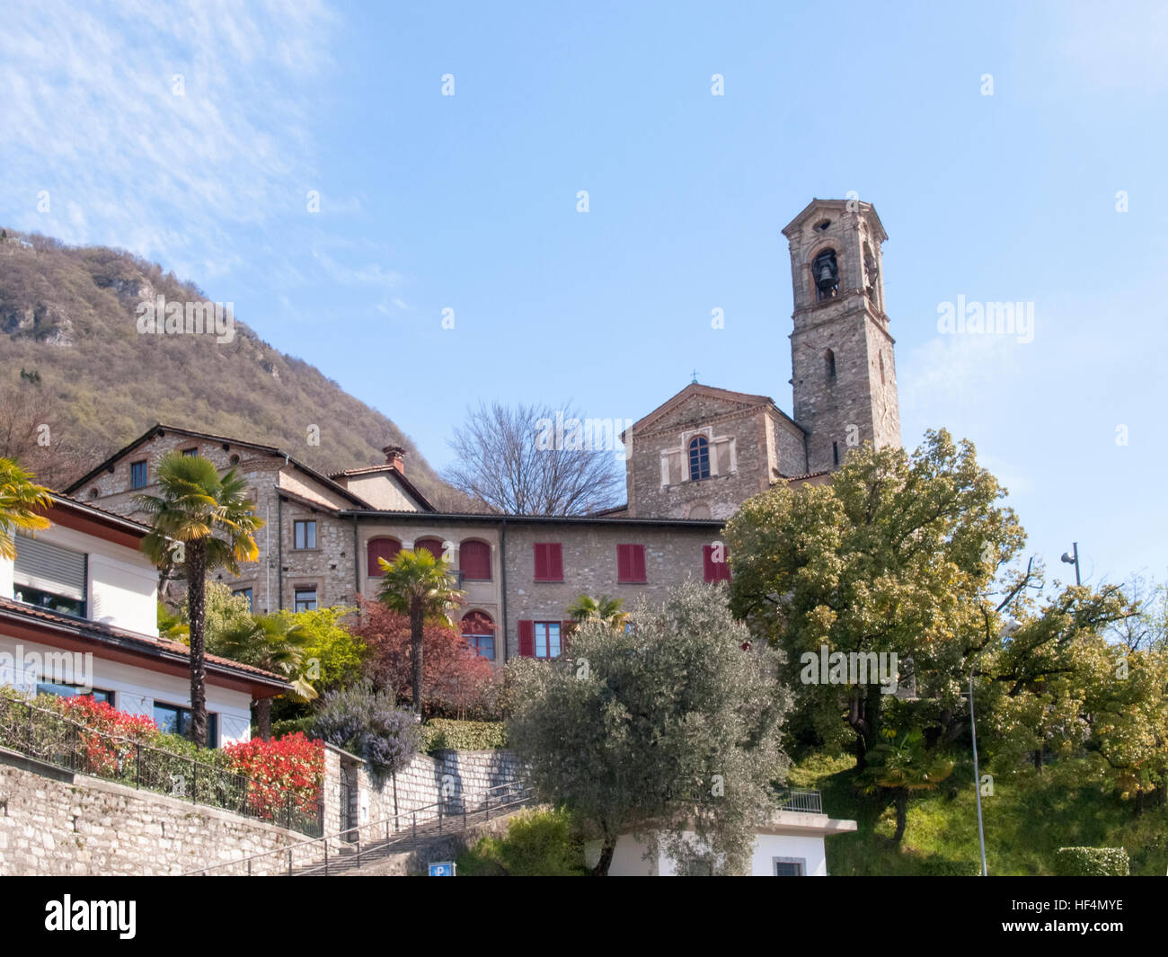 Lugano Castagnola, Schweiz 8. April 2015 Kirche von San und