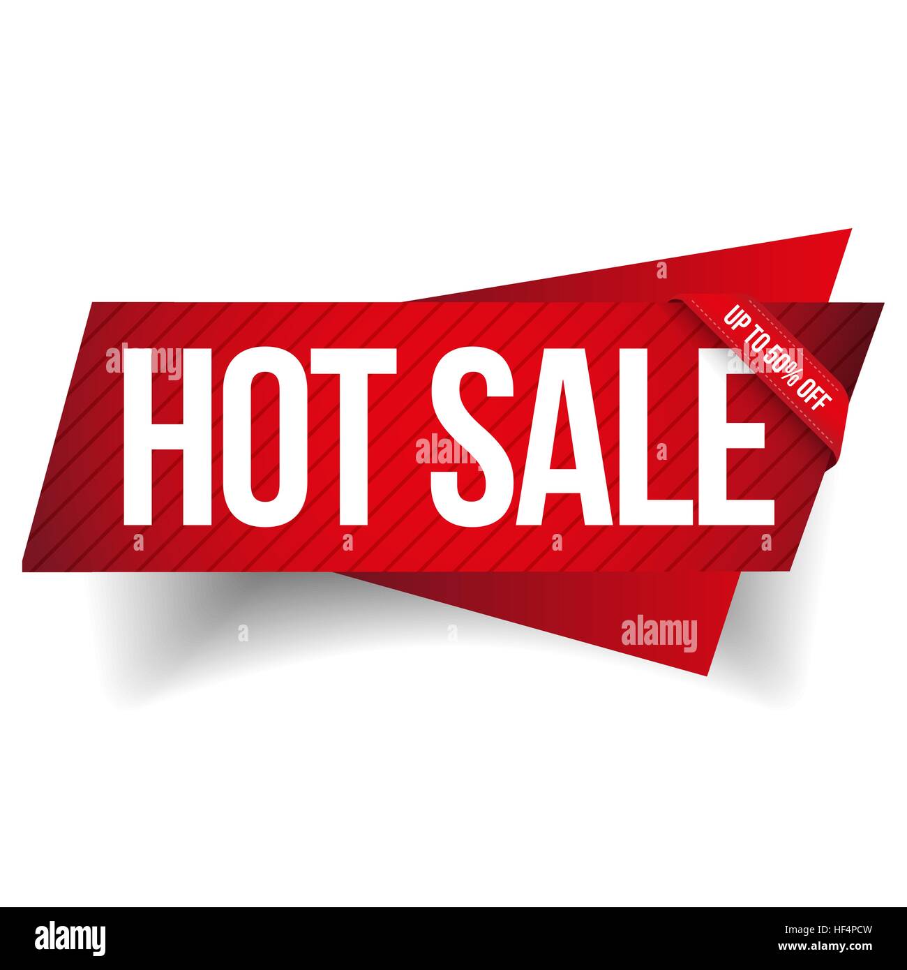 Hot Sale Banner Band Vektor Stock Vektor
