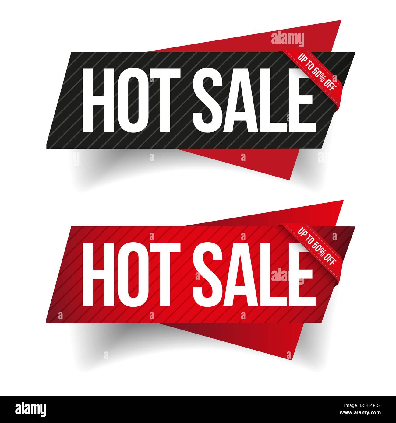 Hot Sale Banner Band Vektor-set Stock Vektor