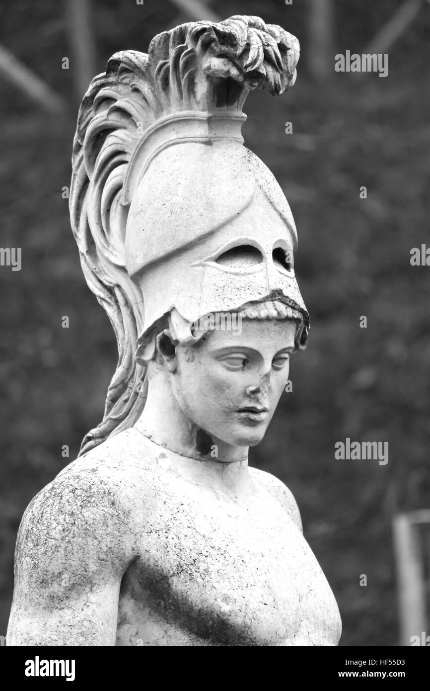 Villa Adriana Canopus Ares Statue. Stockfoto