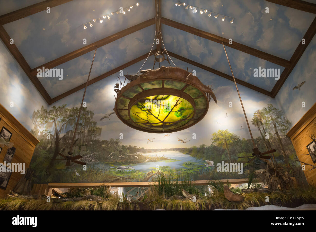 Feierliche Eröffnung des Bass Pro Shops Sportler Center Gainesville, Florida spezialisiert auf alle Aktivitäten im Freien und damit verbundene Tätigkeiten. Stockfoto