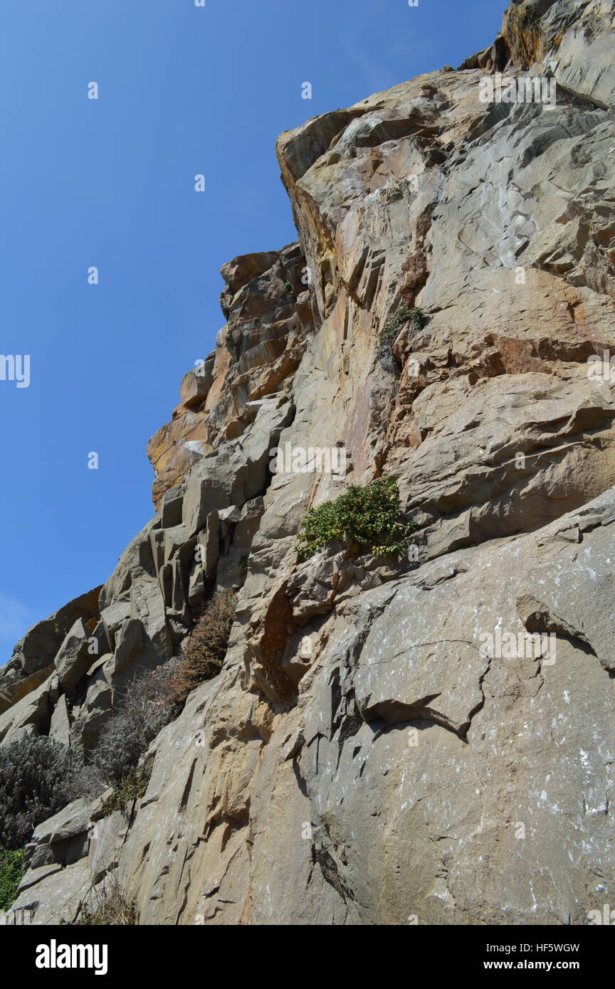 Morro Rock in Morro Bay, Kalifornien Stockfoto