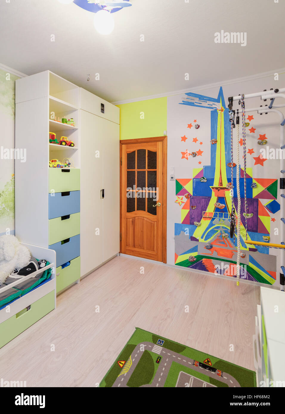 Innere des Kinder-Spielzimmer Stockfoto