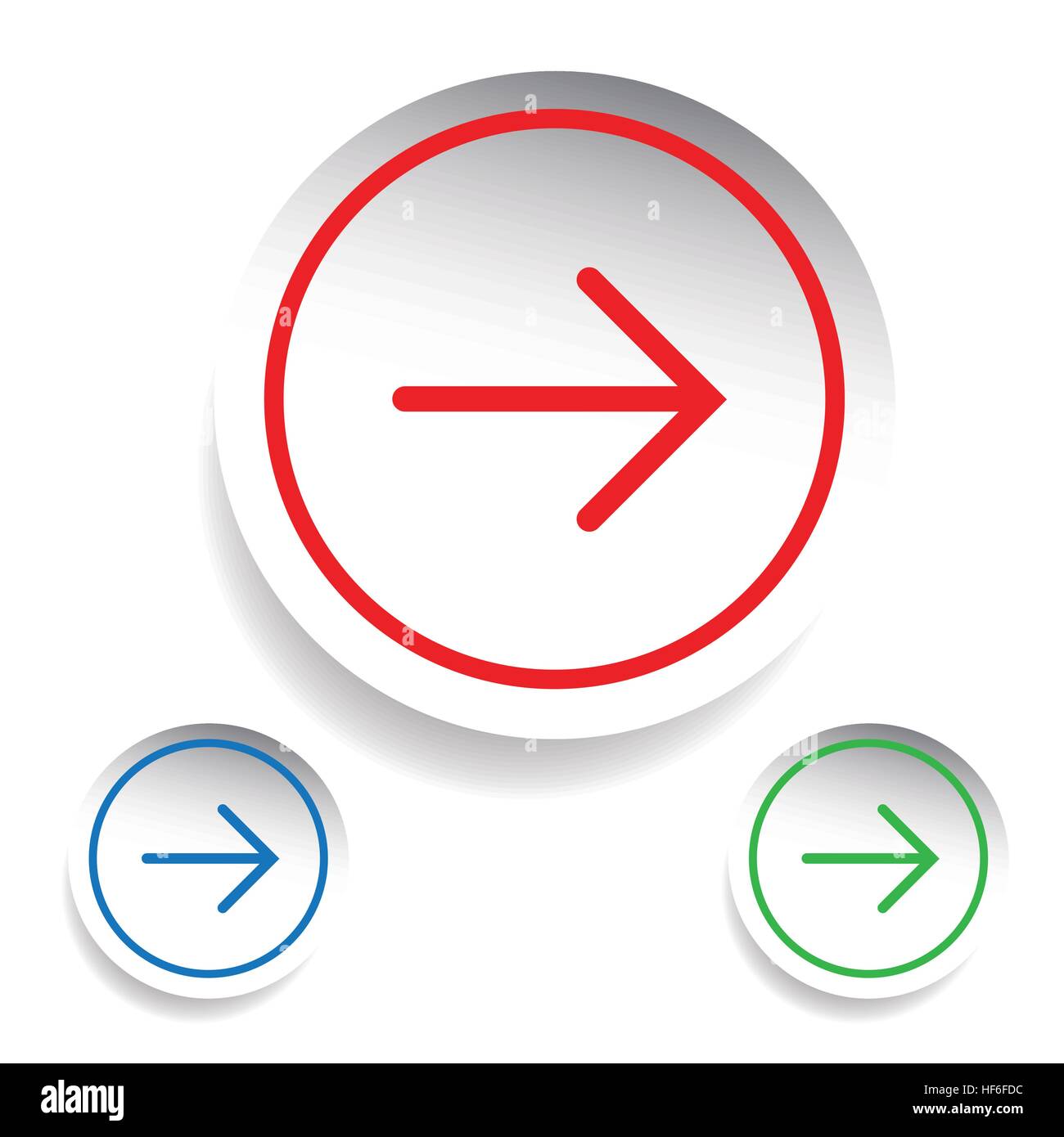 Pfeil-Icon set Vektor Stock Vektor