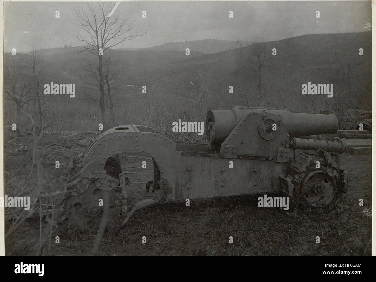 20,2 cm Mörser.S.Marco-Höhe.Mitte April 1918. 15664677) Stockfoto